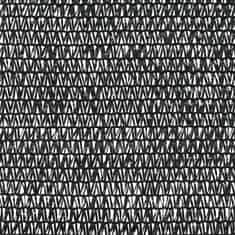 Greatstore Stínící tkanina černá 1,8 x 50 m HDPE 75 g/m2