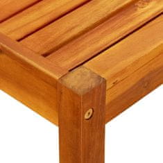 Greatstore Zahradní stůl 85 x 57 x 29 cm masivní akáciové dřevo