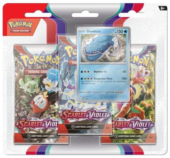 Pokémon TCG: SV01 - 3 Blister Booster Dondozo