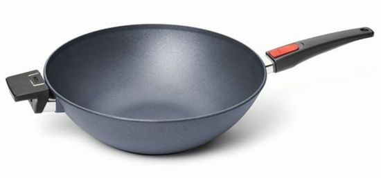 Woll WOK Pánev 34 cm indukční nepřilnavá s odnimatelnou rukojetí, Diamond Lite, WOLL