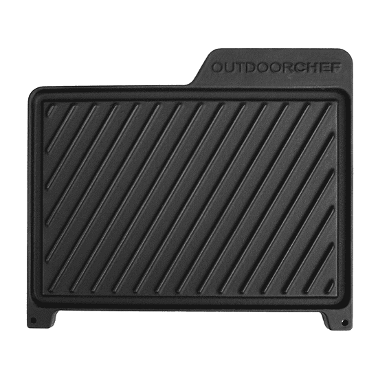 Outdoorchef Grilovací litinový tál oboustranný 30 x 27 cm pro gril LUGANO 570 G EVO, OUTDOORCHEF