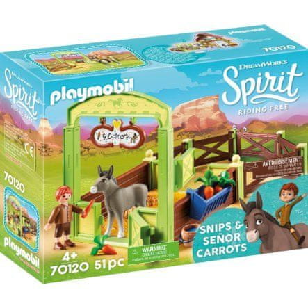 Playmobil 70120 box koně a mrkev