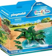 Playmobil Playmobil 70358 Aligátor s mláďaty