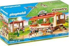 Playmobil 70510 Pony Kemp s maringotkou