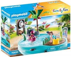 Playmobil 70610 Family Fun zábavný bazén s rozprašovačem vody