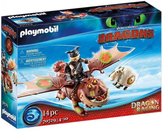 Playmobil 70729 Dragon Racing: Rybinoha a Flákota