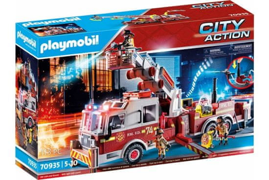 Playmobil 70935 Hasičské auto: US Tower Ladder