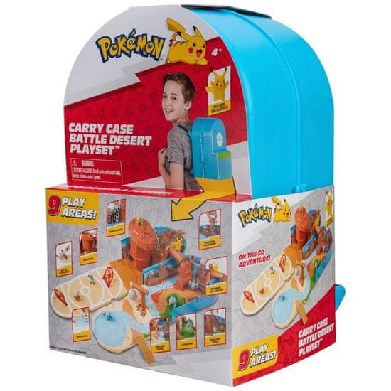 Jazwares Pokémon Carry Case Playset Batoh Modrý