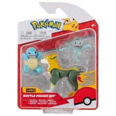 Jazwares Pokémon figurky Squirtle Boltund a Machop