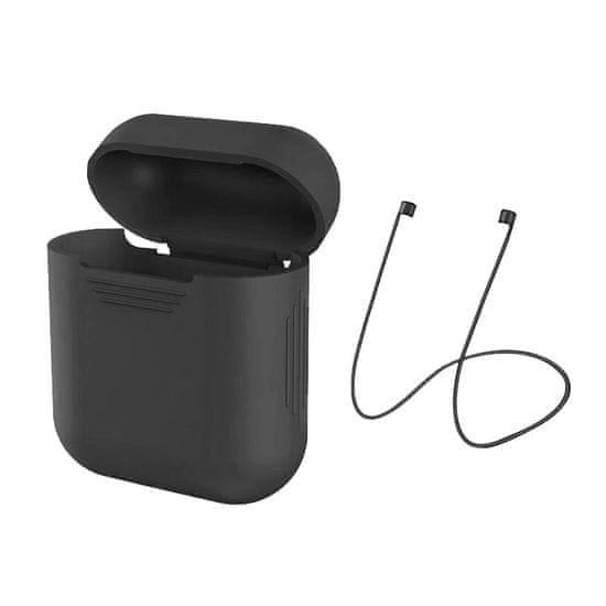 Northix Ochranné pouzdro pro Airpods - černé