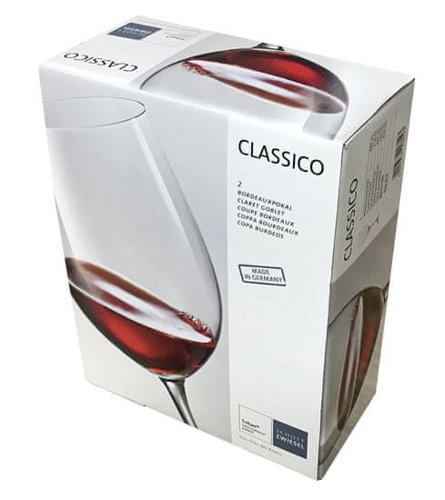 Schott Zwiesel Sklenice Schott Zwiesel červené víno BORDEAUX 2 ks 645 ml, CLASSICO