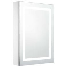 Vidaxl LED koupelnová skříňka se zrcadlem 50 x 13 x 70 cm