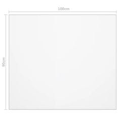 Vidaxl Ochranná fólie na stůl průhledná 100 x 90 cm 2 mm PVC