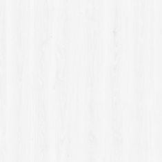 Vidaxl Samolepící tapety na dveře 2 ks bílé dřevo 210 x 90 cm PVC