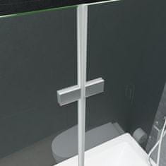 Greatstore Skládací sprchový kout se 2 panely ESG 120 x 140 cm