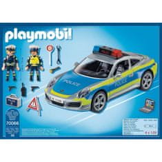 Playmobil 70066 Porsche 911 Carrera 4S Policie se zvukem a světly