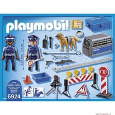 Playmobil 6924 policejní zátaras