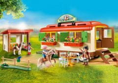 Playmobil 70510 Pony Kemp s maringotkou