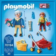 Playmobil 70194 Babička s chodítkem