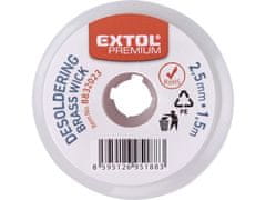 Extol Premium Knot (8832023) knot odpájecí/odsávací, 2,5mm x 1,5m, měď