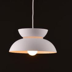 ACA ACA Lighting závěsné svítidlo 1XE27 kov bílá D29XH120CM AEOLUS KS871P29WH