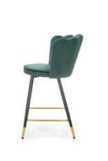 Halmar Barová židle H-106 - tmavě zelená