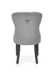 Halmar Jídelní židle Miya - šedá / černá