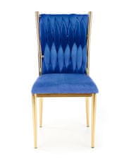 Halmar Jídelní židle K436 - granátová / zlatá