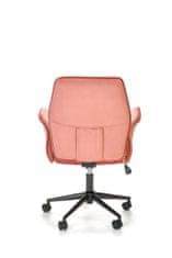 Halmar Kancelářská židle s područkami Tulip - růžová