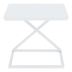 KONDELA Boční stolek Apia - bílý