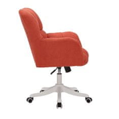 KONDELA Kancelářská židle Lorel - červená / bílá