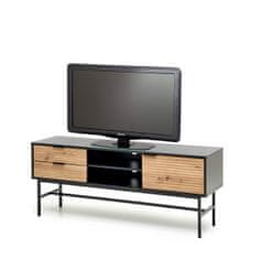 Halmar TV stolek Murano RTV-1 - černý / dub artisan