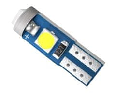 SEFIS LED žárovka T5 3030 3SMD 1,2W pro podsvícení budíků palubní desky bílá