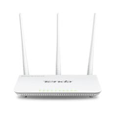 Tenda F3 - Wireless-N Router 802.11b/g/n, 300Mbps, 1x WAN, 3x LAN, 3x Ext. Ant.