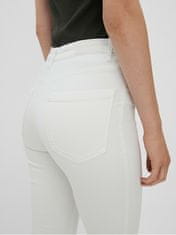 Vero Moda Dámské džíny VMSOPHIA Skinny Fit 10262685 Bright White (Velikost S/30)