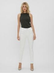 Vero Moda Dámské džíny VMSOPHIA Skinny Fit 10262685 Bright White (Velikost S/30)