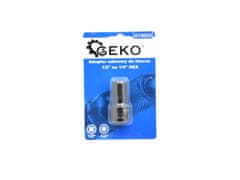 GEKO Adaptér z 1/2" čtyřhran na 1/4" HEX pro rázové utahováky