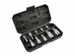 GEKO Zástrčné hlavice Torx 1/4”, 3/8”, 1/2”, M4-M18, sada 10ks