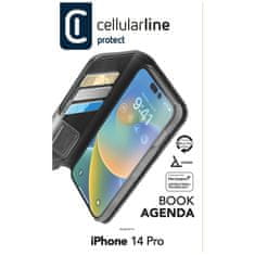 CellularLine Pouzdro typu kniha CellularLine Book Agenda 2 pro Apple iPhone 14 PRO, černé