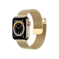 Case4mobile Řemínek Milanese pro Apple Watch 38/40/41mm - zlatý