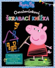 Peppa Pig - Omalovánková škrábací knížka