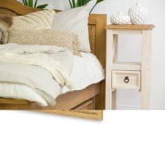 Massive Home Dřevěná postel Corona III - výběr moření
