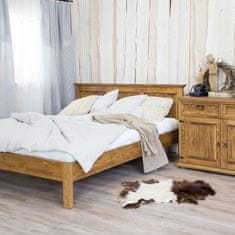 Massive Home Dřevěná postel z masivu Corona I - výběr moření