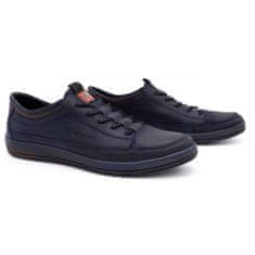 Pánská kožená obuv K22 navy blue velikost 44