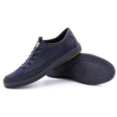 Pánská kožená obuv K22 navy blue velikost 44