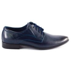 LUKAS Pánská společenská obuv 256 navy blue velikost 45