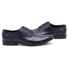 LUKAS Pánská společenská obuv 291 navy blue velikost 44