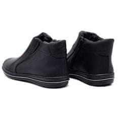 Pánské zimní boty 381 černé velikost 47