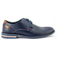 Elegantní pánská obuv 859 navy blue velikost 45