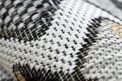 Dywany Łuszczów Kusový koberec Cooper Sisal Diamonds 22217 ecru/black – na ven i na doma 160x220